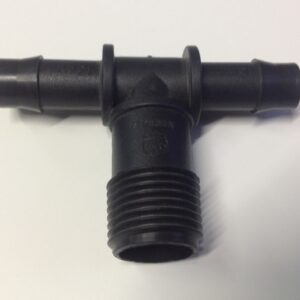 Tee male threaded 13mm x 1/2 BSPM