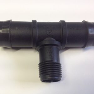 Tee male threaded 25mm x 1/2 BSPM