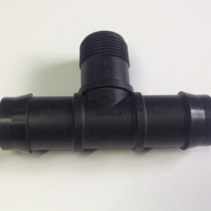 Tee male threaded 25mm x 3/4 BSPM