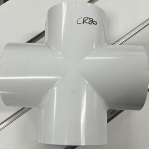 80mm PVC cross