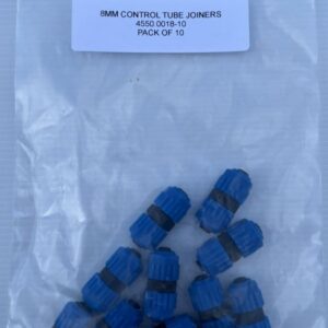8mm control tube joiners PK of 10